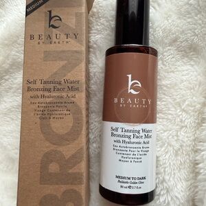 Beauty by Earth Self Tanning Water Face Mist - Medium to Dark, Brown